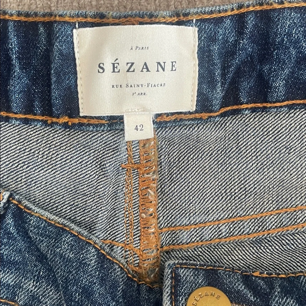 Sezane Serge Trousers. NWT - Picture 6 of 6